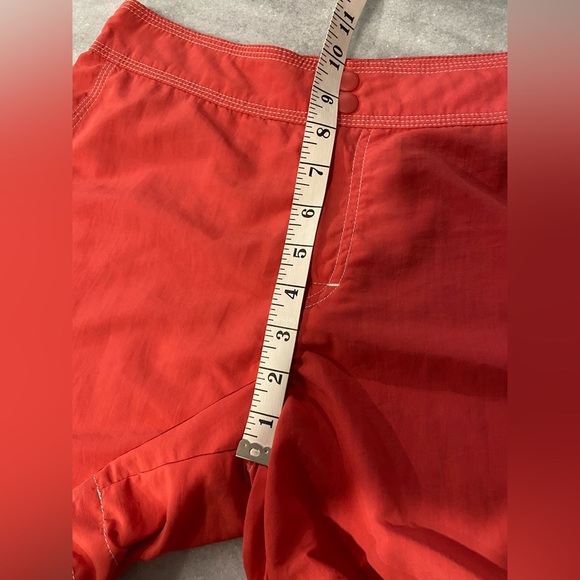 L.L. Bean Size 6 Pink Coral Contrast Stitch Nylon Hiking Outdoor Shorts - Picture 7 of 9